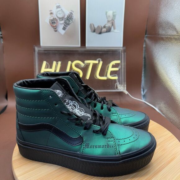 VANS Sk8-Hi Platform RB x Harry Potter Morsmordre Dark Arts Men Sz 5.5 - Picture 1 of 10